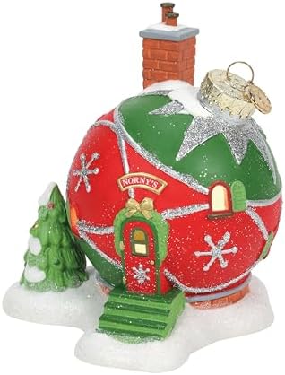 Department 56 North Pole Village Nornys Ornament House Light Building