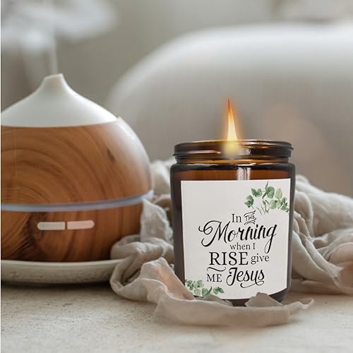 Mancheng ZI Christian Candle - Give Me Jesus Inspirational Gift for Women