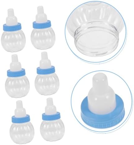 6pcs Bottle Shaped Candy Boxes with Split Lid for Parties