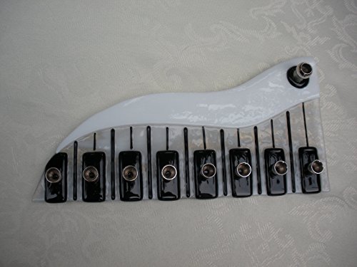 Musical Piano Glass Menorah Handmade