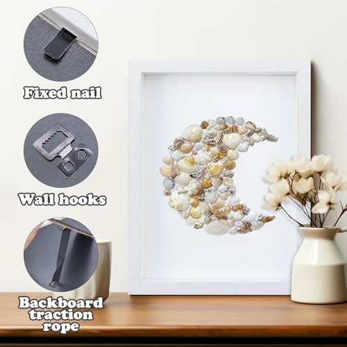 FuninCrea 8x10 Inch Shadow Box Frame Black