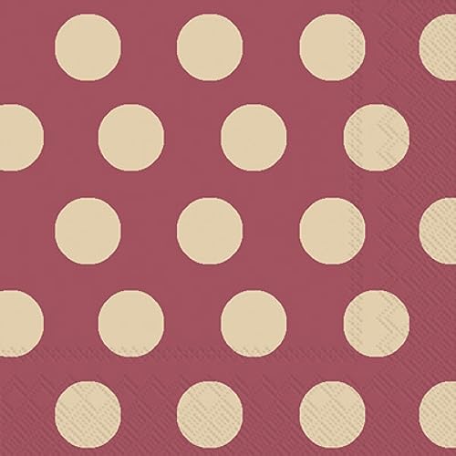 Polka Dot Party Napkins 40 Count 2 Packages