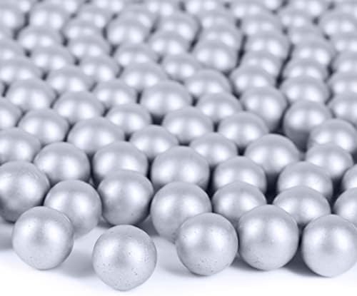 Galashield Silver Marbles 1lb - 80pcs Vase Fillers