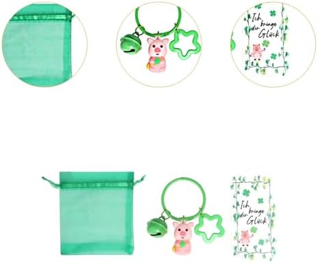 12 Pcs St Patrick Day Keychains Party Favor Set