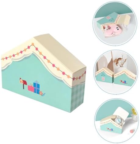 10pcs Cute House Shaped Treat Boxes for Parties