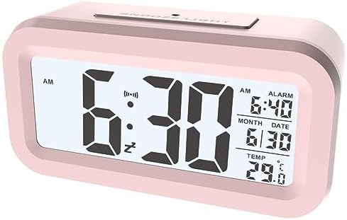 45 Inch LCD Digital Alarm Clock with Temperature and Calendar