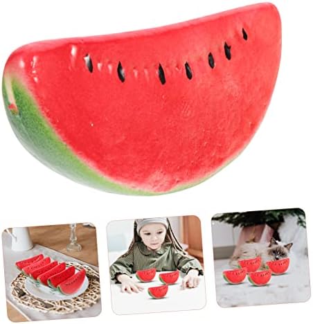 Zerodeko 6Pcs Lifelike Watermelon Slices Decorative Props