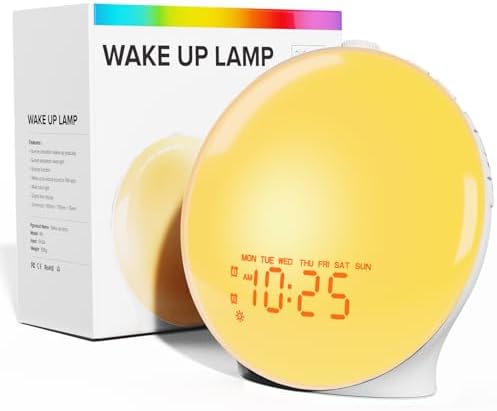 Ecobre Sunrise Alarm Clock with Bluetooth Speaker