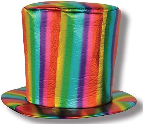 Beistle Fabric Rainbow Hat for Parties