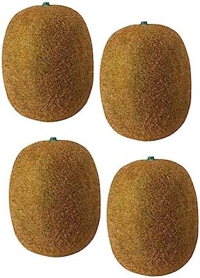 Zerodeko 4Pcs Plastic Fake Kiwi Fruit Decor