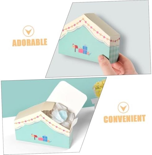 10pcs Cute House Shaped Treat Boxes for Parties