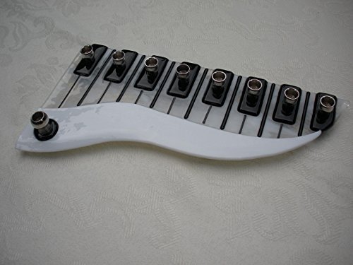 Musical Piano Glass Menorah Handmade