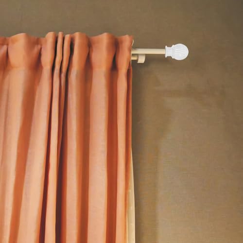 DOITOOL 2 Pcs Curtain Rod Finials Replacement for 20-22mm Diameter Rods