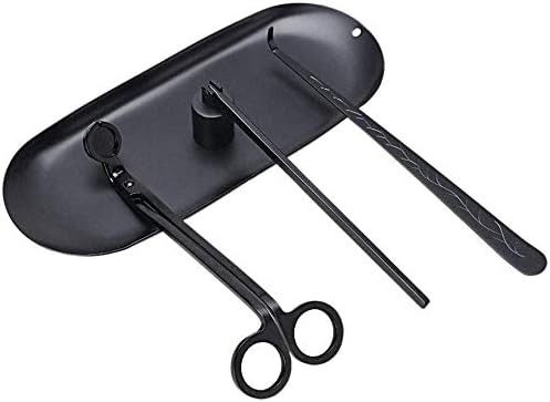 Candle Care Accessory Set with Trimmer and Storage Tray 4 Packs