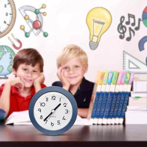 HIQU and HIST Blue 45 Inch Analog Alarm Clock with Backlight