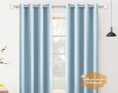 TONIAL Champagne Gold Window Rods 32-58 Inch