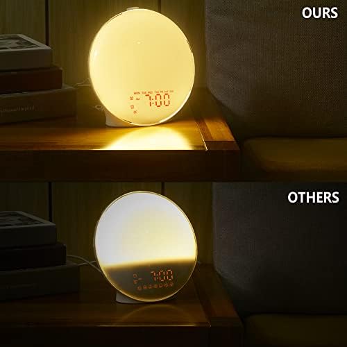 Ecobre Sunrise Alarm Clock with Bluetooth Speaker