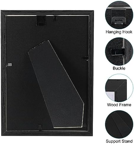 PATIKIL 6x8 Shadow Box Frame Black