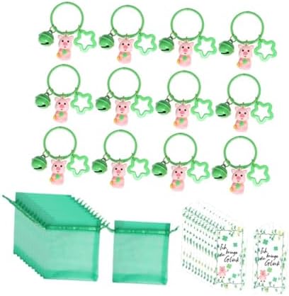 12 Pcs St Patrick Day Keychains Party Favor Set