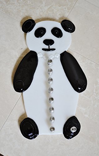 Panda Bear Glass Menorah by YafitGlass 1