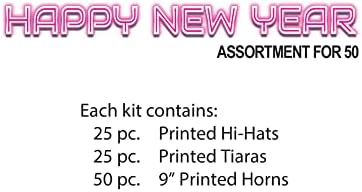 Beistle New Years Eve Party Hats and Tiaras