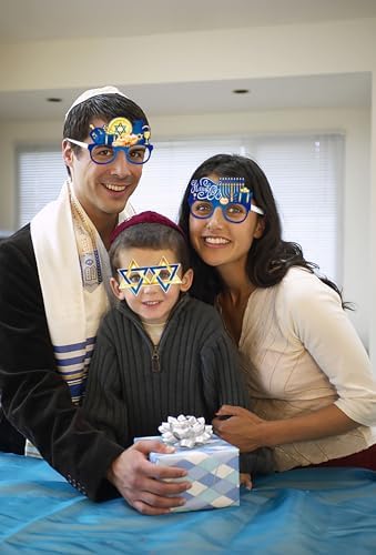 Hanukkah Costume Glasses with Classic Patterns