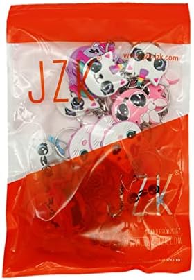 JZK 30 Pcs Cute Kitty Cat Keyring Set for Kids