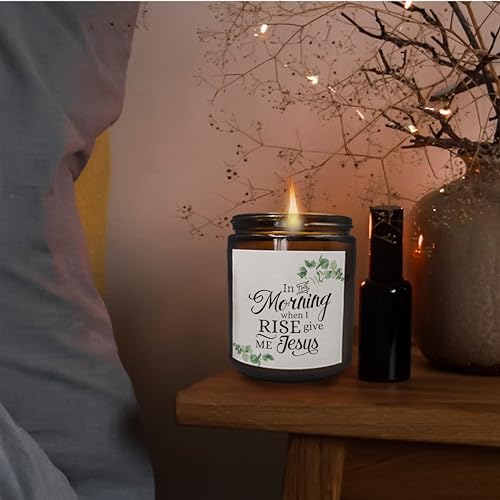 Mancheng ZI Christian Candle - Give Me Jesus Inspirational Gift for Women