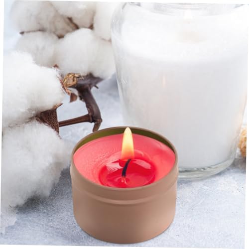 12pcs Metal Candle Holders with Lids for DIY Candles