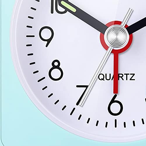 Travel Analog Alarm Clock - Ultra Small Silent Design