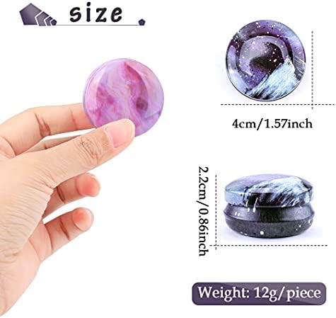Rolin Roly 12Pcs Mini Travel Cans for Candles and Gifts