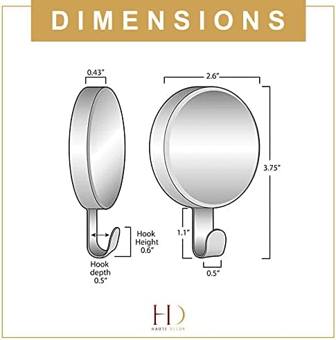 Haute Decor Magnetic Wreath Hanger Set of 2 - Antique Brass