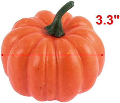 Uxcell Halloween Christmas Artificial Foam Pumpkin Decor