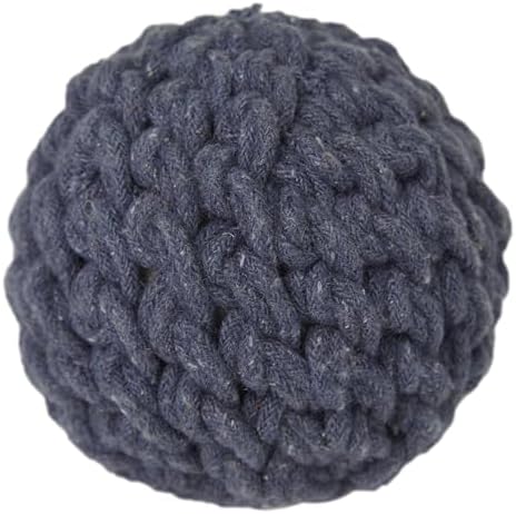 Deco 79 Jute Rope Decorative Orbs Set of 4 Blue