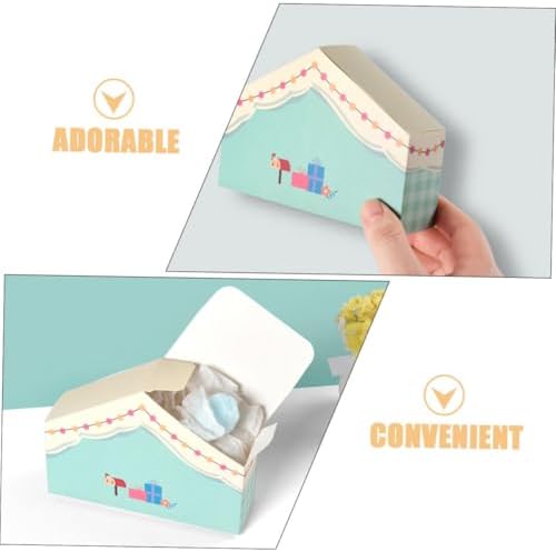 10pcs House Shaped Candy Boxes for Party Favors Wedding