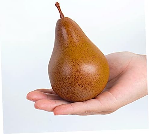 VICASKY 2Pcs Miniature Fake Pears Desktop Decor