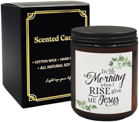 Mancheng ZI Christian Candle - Give Me Jesus Inspirational Gift for Women