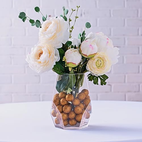 Fun Express Gold Glitter Vase Filler 40 Pieces