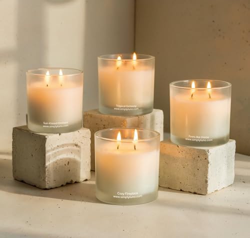 Tropical Getaway Scented Candle 14oz Soy Wax with Coconut Mango Sea Salt