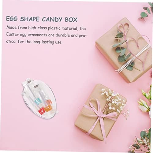 6pcs Clear Easter Candy Boxes for Party Supplies