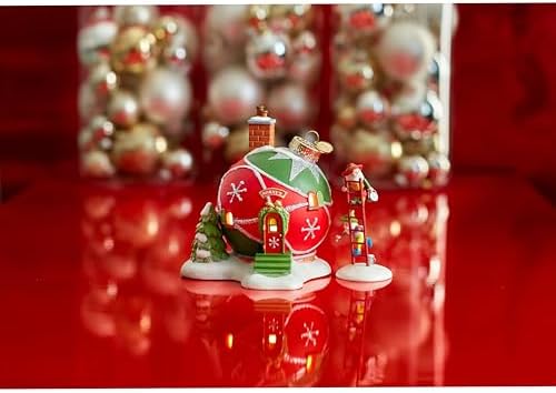 Department 56 North Pole Village Nornys Ornament House Light Building