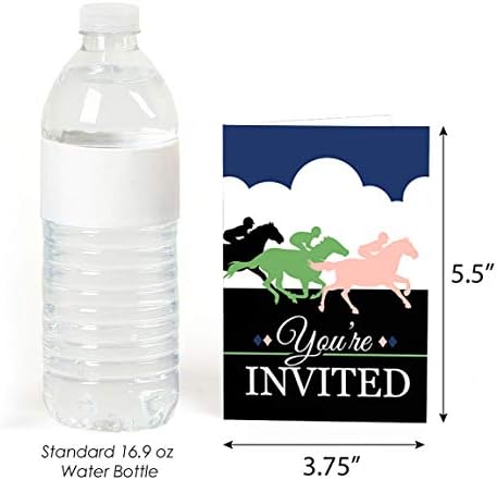 Big Dot of Happiness Kentucky Derby Party Invitations 8 Count