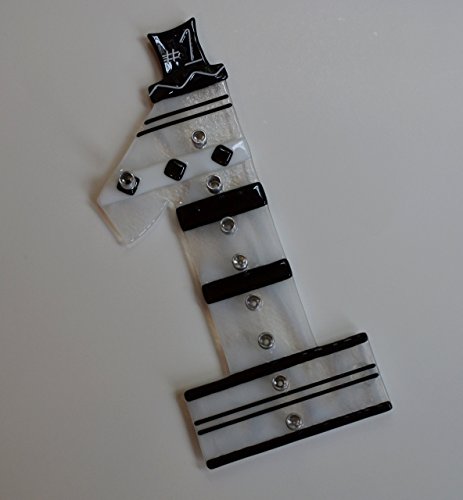 Handmade Number One Glass Menorah by YafitGlass