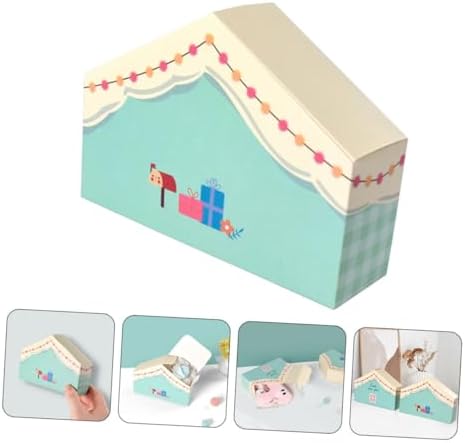 10pcs Cute House Shaped Treat Boxes for Parties