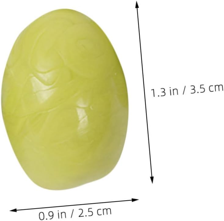 BESTOYARD 6Pcs Realistic Green Jujube Artificial Fruit Decor