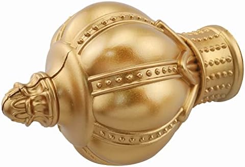 2PCS Plastic Curtain Rod Finials for 26-28mm Rods