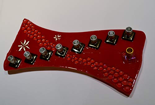 Red Hot Menorah by YafitGlass 1