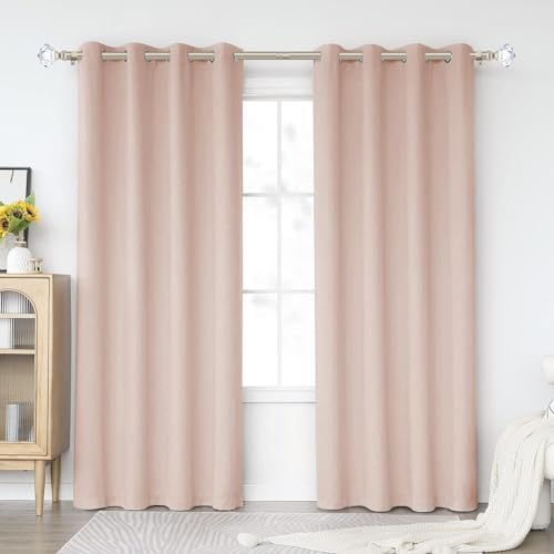 TONIAL Champagne Gold Window Rods 32-58 Inch