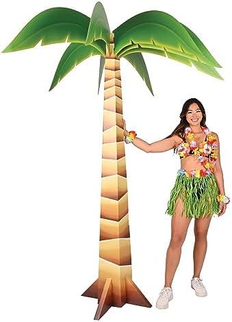 Beistle 73 x 6 3D Cardboard Palm Tree Prop