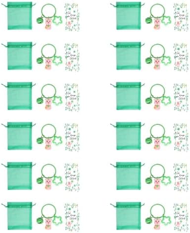 12 Pcs St Patrick Day Keychains Party Favor Set
